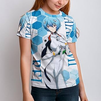 Amazon.co.jp: キッズ Tシャツ 新世紀エヴァンゲリオン 綾波レイ